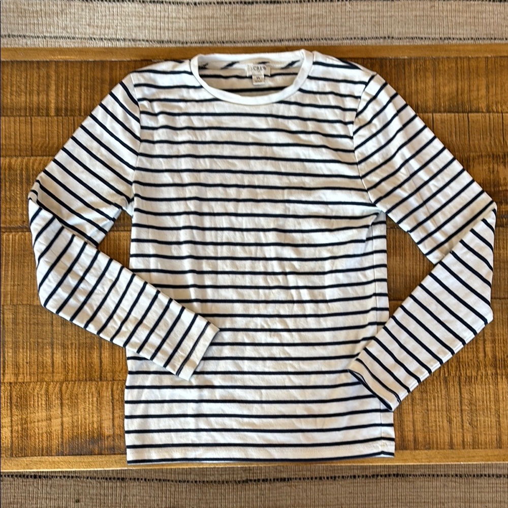 J Crew Striped Long Sleeve Women’s Shirt